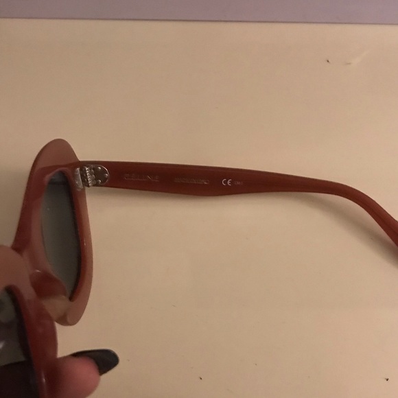 Celine Sunglasses 🕶 BNWOT Red/Orange sunglasses - Picture 4 of 7
